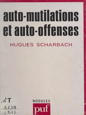 cover image of Auto-mutilations et auto-offenses